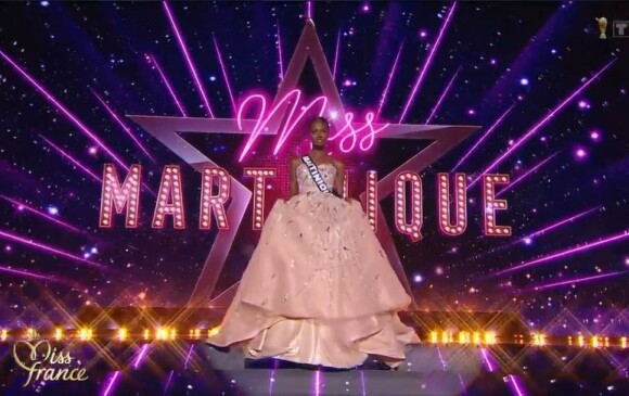 Miss Martinique lors de l'élection de Miss France 2023, le 17 décembre 2022, sur TF1