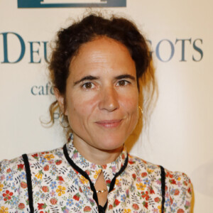 Mazarine Pingeot dédicace son dernier roman "Se Taire" aux Deux Magots à Paris le 14 octobre 2019. © Marc Ausset-Lacroix/Bestimage