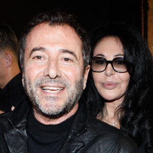 Exclusif - Bernard Montiel, Yamina Benguigui au photocall de la soirée "Lancôme x Orlinski" pour le lancement d'une capsule collector à Paris le 20 octobre 2022.  © Christophe Clovis / Marc Ausset Lacroix / Bestimage
