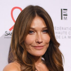 Carla Bruni-Sarkozy - 19ème "Diner de la Mode" au bénéfice de Sidaction au Pavillon Cambon Capucines dans le cadre de la Fashion Week de Paris, France. © Rachid Bellak / Bestimage 