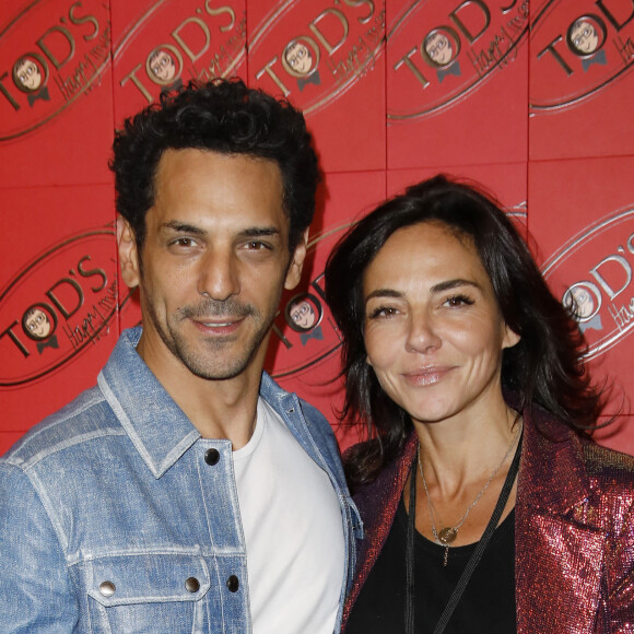 Tomer Sisley, Sandra Sisley au photocall de la soirée Tod's x Alber Elbaz "Happy Moment" au Palais de Tokyo à Paris, France, le 2 juillet 2019. © Marc Ausset-Lacroix/Bestimage 