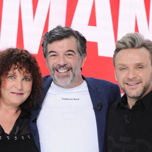 Exclusif - Valerie Mairesse, Stephane Plaza et Jeanfi Janssens - Enregistrement de l'émission "Vivement Dimanche", présentée par M.Drucker et diffusée le 13 mars sur France 2 © Guillaume Gaffiot / Bestimage 