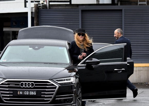 Exclusif - Nicole Kidman et son mari Keith Urban avec leurs enfants Sunday Rose et Faith Margaret arrivent à l'aéroport de Sydney en Australie, le 17 décembre 2022.