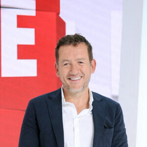 Exclusif - Dany Boon et son chien Boozgy - Enregistrement de l'émission "Vivement Dimanche" au Studio Gabriel, présentée par M.Drucker et diffusée le 25 septembre sur France 3 © Guillaume Gaffiot / Bestimage