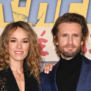 Elodie Fontan et son compagnon Philippe Lacheau - Avant-première du film "Super-héros malgré lui" au cinéma Le Grand Rex à Paris le 31 janvier 2022. © Coadic Guirec/Bestimage