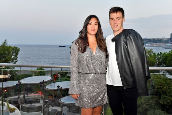 Exclusif - Marie et Louis Ducruet durant la traditionnelle soirée d'été de Fight Aids Monaco au Sporting Club de Monaco, le 23 juillet 2022. © Bruno Bebert/Bestimage 