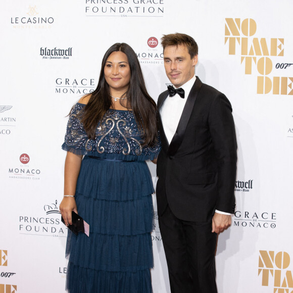 Louis et Marie Ducruet durant l'avant première du dernier James Bond " No Time To Die" au Casino de Monaco, le 29 septembre 2021. © Bruno Bebert/Bestimage 