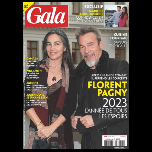 Couverture du magazine Gala du 29 décembre 2022. @ Gala