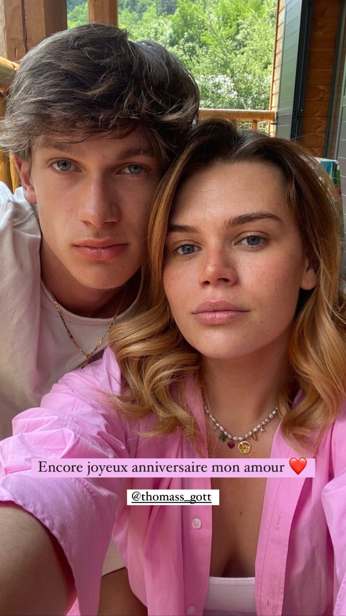 Photo : Camille Gottlieb souhaite un joyeux anniversaire à son frère  Thomas. Instagram. Le 29 décembre 2022. - Purepeople