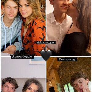 Camille Gottlieb souhaite un joyeux anniversaire à son frère Thomas. Instagram. Le 29 décembre 2022.