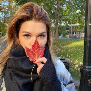 Camille Gottlieb en vacances à Montréal. Instagram. Le 15 octobre 2022.