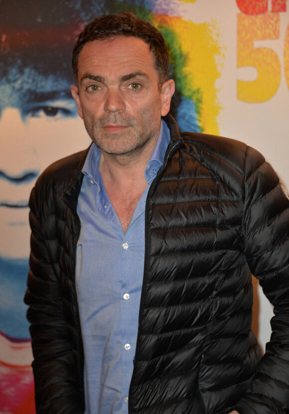 Yann Moix - Photocall du concert "Charlebois, 50 ans en chansons" au théâtre Bobino à Paris le 11 avril 2016. Le chanteur Robert Charlebois célèbre ses cinquante ans de chanson sur scène. © Veeren/Bestimage