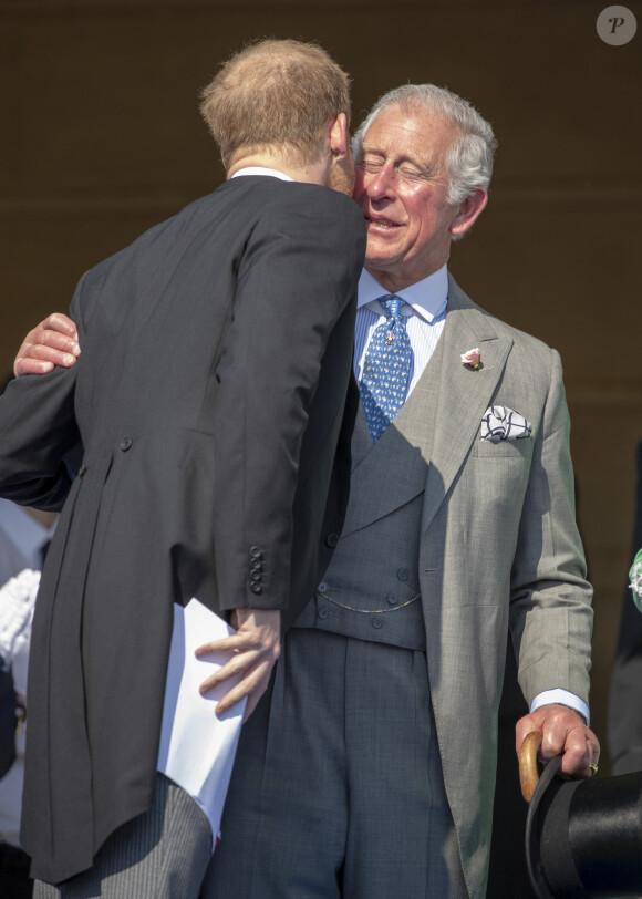 Le prince Harry, duc de Sussex lors de la garden party pour les 70 ans du prince Charles au palais de Buckingham à Londres. Le 22 mai 2018 
