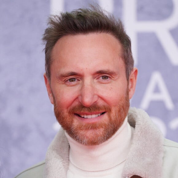 David Guetta - Les personnalités assistent aux Brit Awards à l'O2 Arena à Londres.