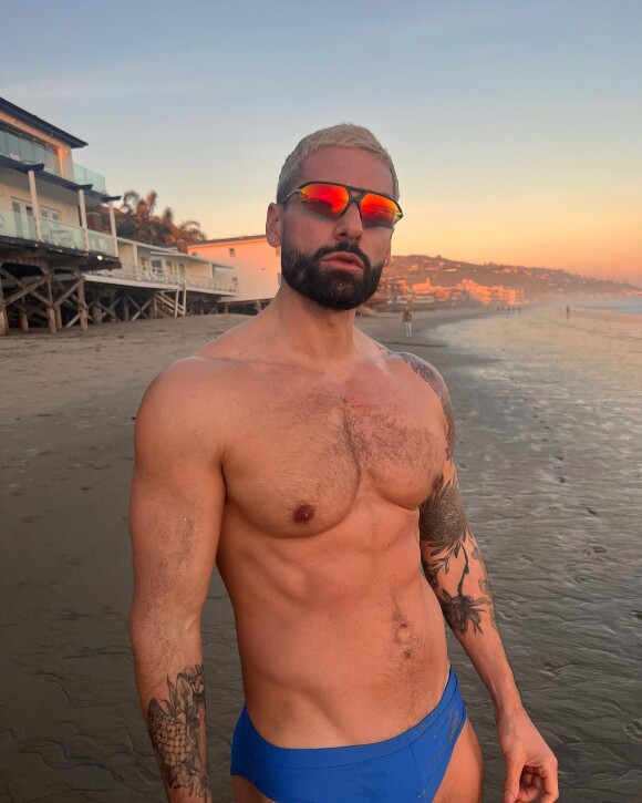 Hugo Manos en vacances à Malibu. Instagram. Le 25 décembre 2022.