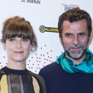 Marina Foïs et Eric Lartigau - Inauguration de l'exposition "Lumière! Le cinéma inventé!" au Grand Palais à Paris, le 26 mars 2015. 