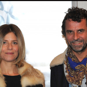 Marina Foïs et Eric Lartigau - Paris le 14 novembre 2011 - Avant-première du film "Les Adoptés" au publicis des Champs-Elysées