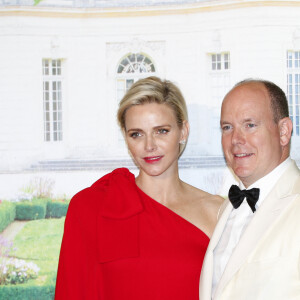 Le prince Albert II de Monaco et la princesse Charlène de Monaco - 67 ème Gala de la Croix-Rouge Monégasque (Bal de la Croix-Rouge) à Monaco le 25 juillet 2015. 