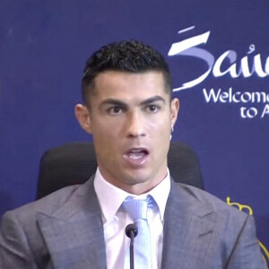 Cristiano Ronaldo qui rejoint officiellement le club saoudien Al-Nassr FC, en Arabie, Saoudite, le 3 janvier 2023.