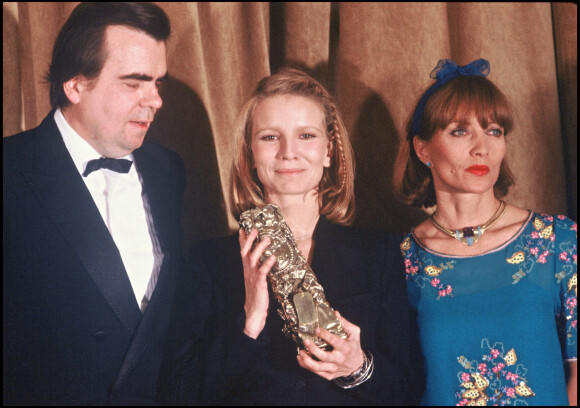 Archives - Nicole Garcia, César du meilleur second rôle féminin pour "Le Cavaleur" en 1980, avec Michael Lonsdale et Stéphane Audran.