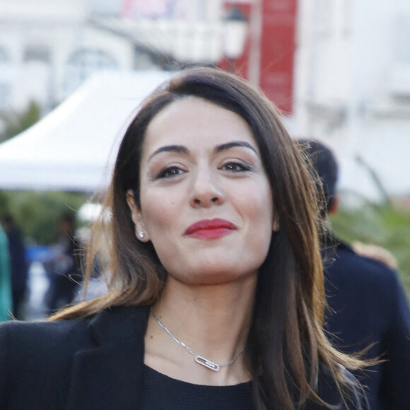 Sofia Essaïdi - Ouverture du 33ème festival du Film Britannique à Dinard le 29 septembre 2022. © Denis Guignebourg/BestImage 