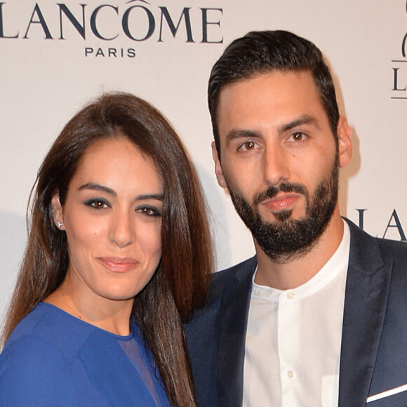 Sofia Essaïdi et son compagnon Adrien Galo - Soirée des 80 ans de Lancôme au Casino de Paris lors de la fashion week Haute Couture Automne-Hiver 2015/2016 à Paris, le 7 juillet 2015. 