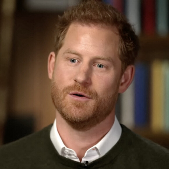 Bande-annonce de l'interview du prince Harry, duc de Sussex, par Anderson Cooper pour l'émission "60 Minuts" qui sera diffusée le 8 janvier 2023, deux jours avant la sortie de l'autobiographie du prince "Spare" ("Le Suppléant"). L'interview a été réalisée dans une demeure proche de celle du prince Harry en Californie. Le 4 janvier 2023.