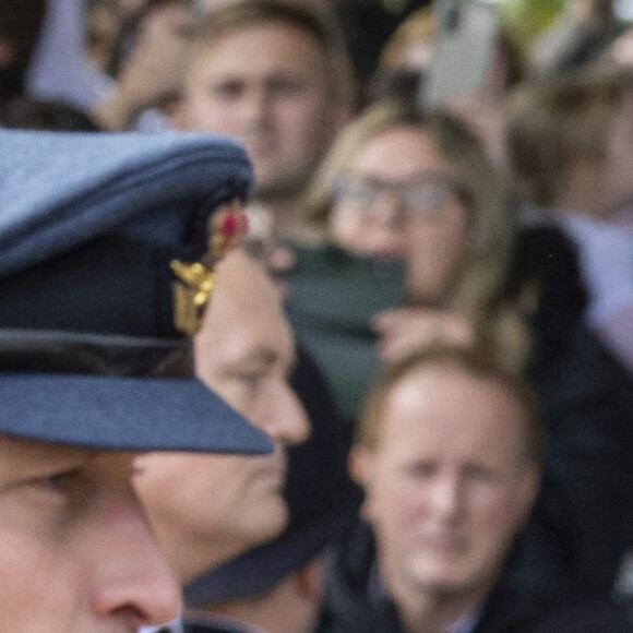 Le prince William, prince de Galles, Le prince Harry, duc de Sussex - Arrivées au service funéraire à l'Abbaye de Westminster pour les funérailles d'Etat de la reine Elizabeth II d'Angleterre. Le sermon est délivré par l'archevêque de Canterbury Justin Welby (chef spirituel de l'Eglise anglicane) au côté du doyen de Westminster David Hoyle. Londres, le 19 septembre 2022 © Moreau / Jacovides / Bestimage 