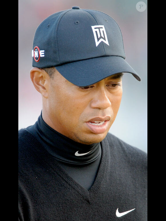 Tiger Woods en juillet 2009 sur un parcours de golf en Angleterre
