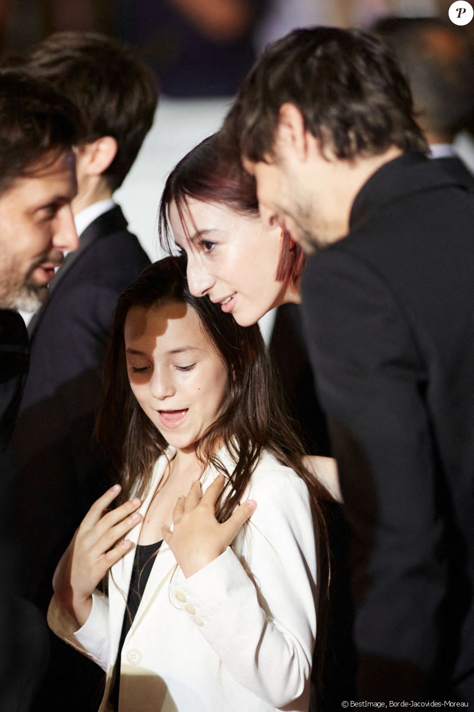 Alice, Ben et Joe Attal (les enfants de Charlotte Gainsbourg) - Montée des marches du film &quot;Jane par Charlotte&quot; lors du 74ème Festival International du Film de Cannes. Le 7 juillet 2021 © Borde-Jacovides-Moreau / Bestimage   