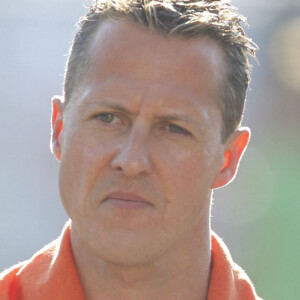 Michael Schumacher lors du grand prix de Monza en Italie.