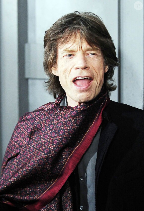 Mick Jagger à l'occasion de l'avant-première de Shutter Island, au Ziegfeld Theatre de New York, le 17 février 2010.