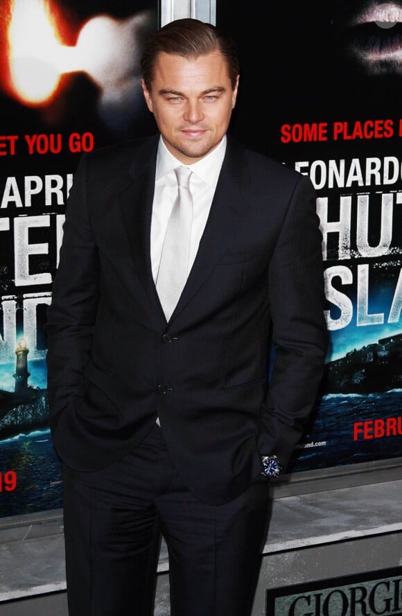 Leonardo DiCaprio à l'occasion de l'avant-première de Shutter Island, au Ziegfeld Theatre de New York, le 17 février 2010.
