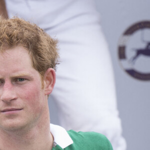 Le prince Harry - Catherine Kate Middleton, la duchesse de Cambridge et son fils George encouragent le prince William et le prince Harry lors du match d'un polo à Windsor, le 15 juin 2014. 