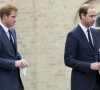 Prince Harry et Prince William - La famille royale d'Angleterre assiste aux obsèques de Hugh van Cutsem en la cathédrale de Brentwood. Le 11 septembre 2013 