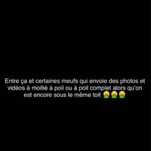 Julia Paredes pousse un coup de gueule sur Instagram, le 10 janvier 2023