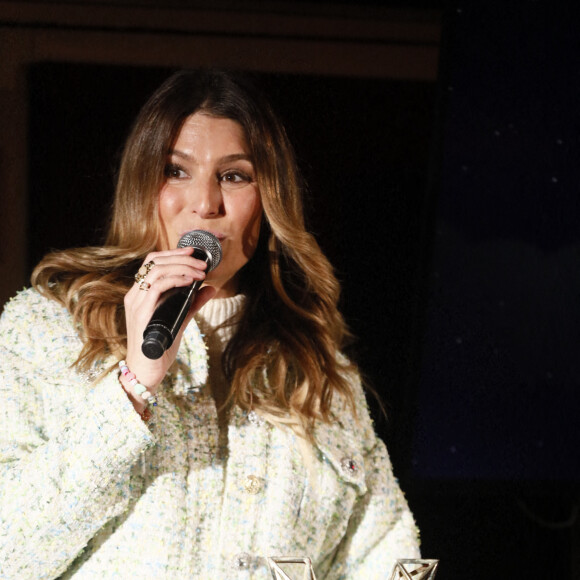 Exclusif - Laury Thilleman, présentatrice des 38ème Victoires de la Musique 2023 - Conférence de presse des Victoires de la Musique 2023 au Casino de Paris, France, le 9 janvier 2023. © Christophe Clovis/Bestimage 
