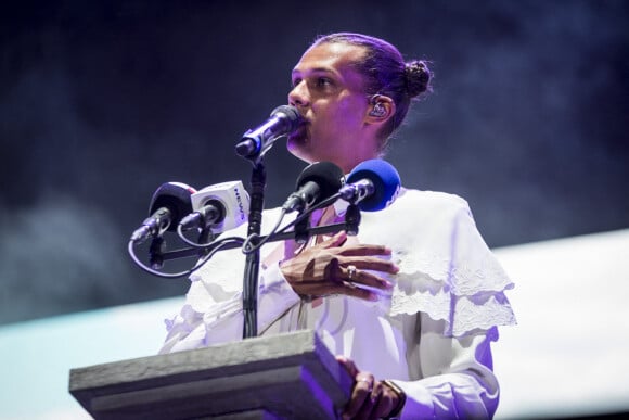 Stromae en concert à l'hippodrome "Snai di San Siro" à Milan, le 20 juillet 2022. 