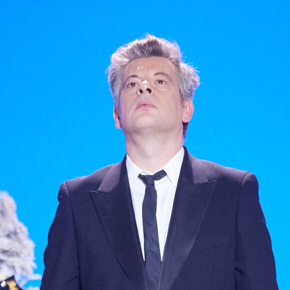 Exclusif - Benjamin Biolay lors de l'enregistrement d'un Grand show de Noël "Christmas Show" imaginé par B.Biolay avec une pléiade d'artistes prestigieux au Casino de Paris, France, le 29 septembre 2022, diffusé sur Canal+, le 21 décembre 2022.. © Cyril Moreau/Bestimage 