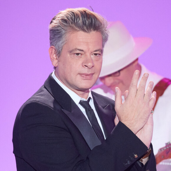 Exclusif - Benjamin Biolay lors de l'enregistrement d'un Grand show de Noël "Christmas Show" imaginé par B.Biolay avec une pléiade d'artistes prestigieux au Casino de Paris, France, le 29 septembre 2022, diffusé sur Canal+, le 21 décembre 2022.. © Cyril Moreau/Bestimage