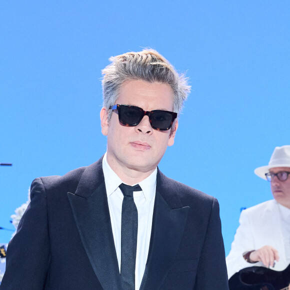 Exclusif - Benjamin Biolay lors de l'enregistrement d'un Grand show de Noël "Christmas Show" imaginé par B.Biolay avec une pléiade d'artistes prestigieux au Casino de Paris, France, le 29 septembre 2022, diffusé sur Canal+, le 21 décembre 2022.. © Cyril Moreau/Bestimage 