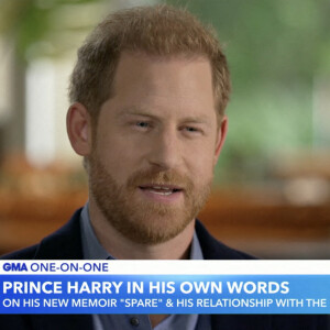 Images de l'émission "Good Morning America" avec le prince Harry. © JLPPA/Bestimage 