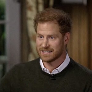 Images de l'émission "60 Minutes" avec le prince Harry. © JLPPA/Bestimage 