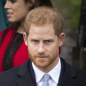 Le prince Harry, duc de Sussex, Meghan Markle, duchesse de Sussex - La famille royale assiste à la messe de Noël à Sandringham. 