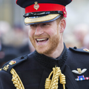 Le prince Harry, duc de Sussex, à l'abbaye de Westminster pour les commémorations du Souvenir à Londres. Le 8 novembre 2018 