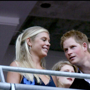 Chelsy Davy et le prince Harry - Concert pour Diana au Stade Wembley en juillet 2007