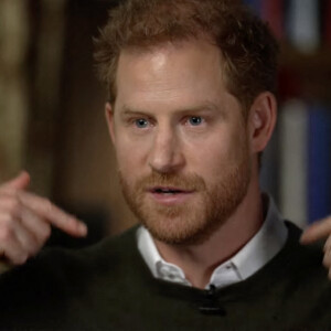 Images de l'émission "60 Minutes" avec le prince Harry. © JLPPA/Bestimage 