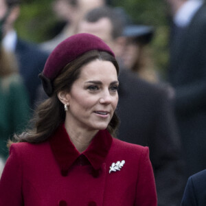 Catherine Kate Middleton, la duchesse de Cambridge et Meghan Markle, la duchesse de Sussex enceinte - La famille royale britannique se rend à la messe de Noël à l'église Sainte-Marie-Madeleine à Sandringham, le 25 décembre 2018. 