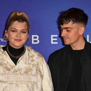 Exclusif - Louane et son compagnon Florian Rossi - Avant Première de " Belle " film animé japonais au Grand Rex à Paris. © Veeren / Bestimage