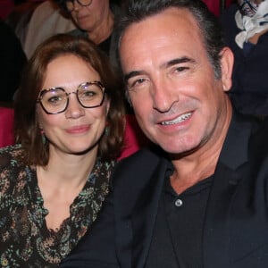 Exclusif - Jean Dujardin et sa femme Nathalie Péchalat - Spectacle symphonique Claude Lelouch "D'un film à l'autre" au Palais des Congrès de Paris. © Moreau / Rindoff / Bestimage